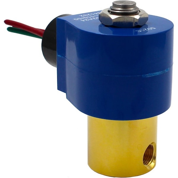 Solenoid Valve, 2-Way, Normally Closed, 120V/60V, 110V/50V, Direct Acting, EPR